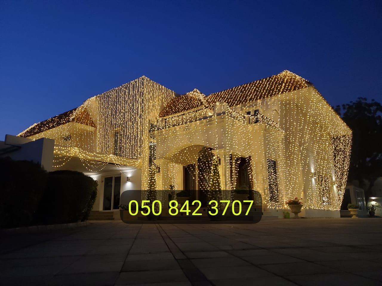 Best house decoration rental lights servics in Dubai,UAE. Sultan Mir