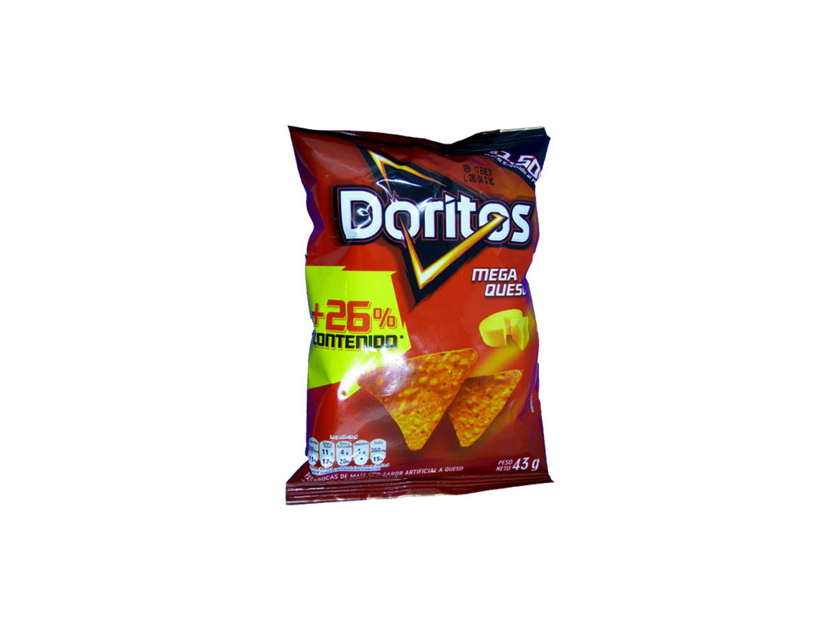Doritos Mega Queso X 43 Gr Frito Lay Sumafrut