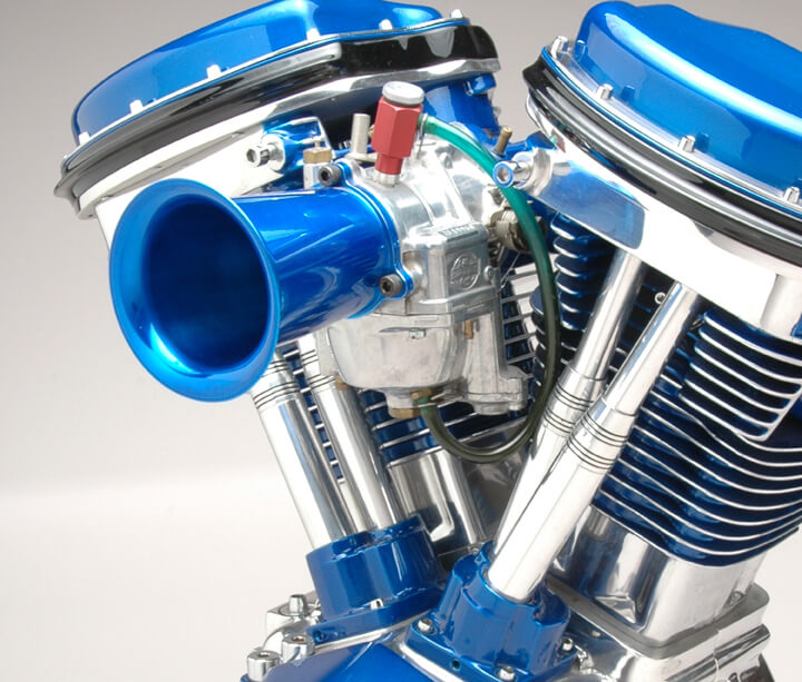 Powder Coating Harley Davidson® Knucklehead® and Panhead® Motors Sumax
