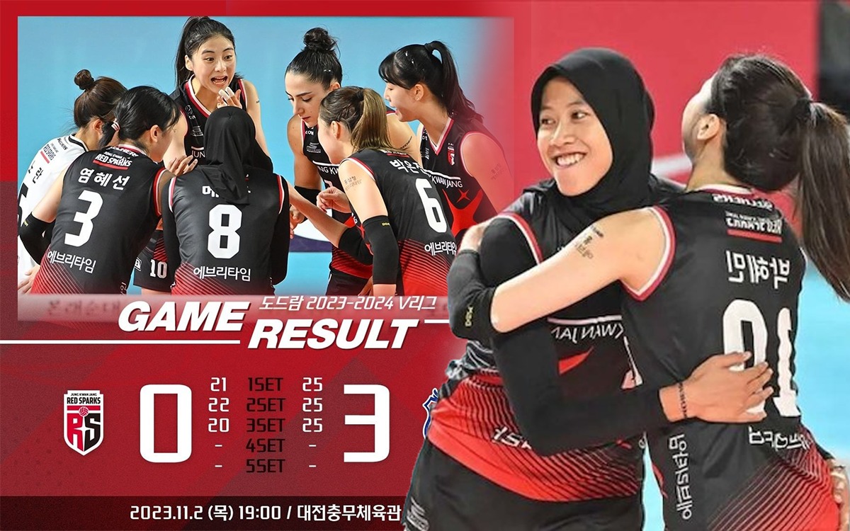 Awasome Red Sparks Kalah Lagi 2024