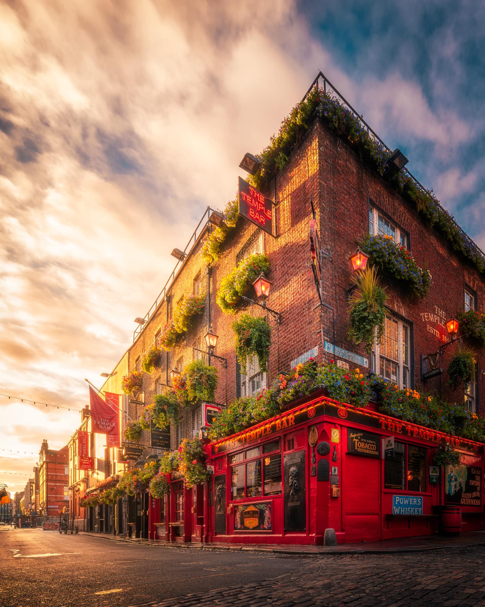 The Temple Bar, one of Dublin's most celebrated landmarks