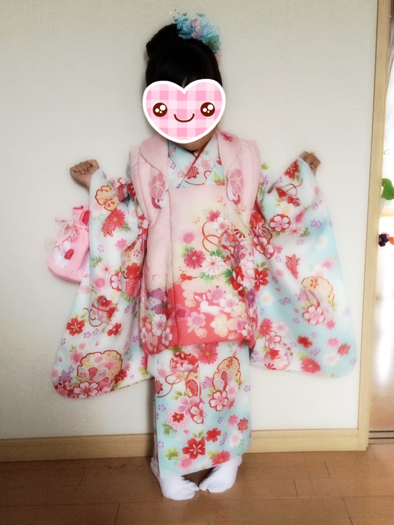 スタジオアリスの着物レンタルで七五三参り♪ すみれもの日記