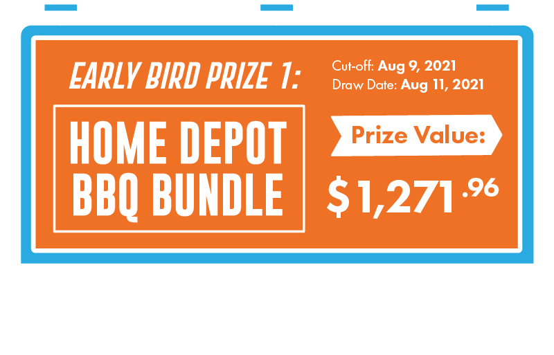 Prizes Summer Build to Win 50/50!