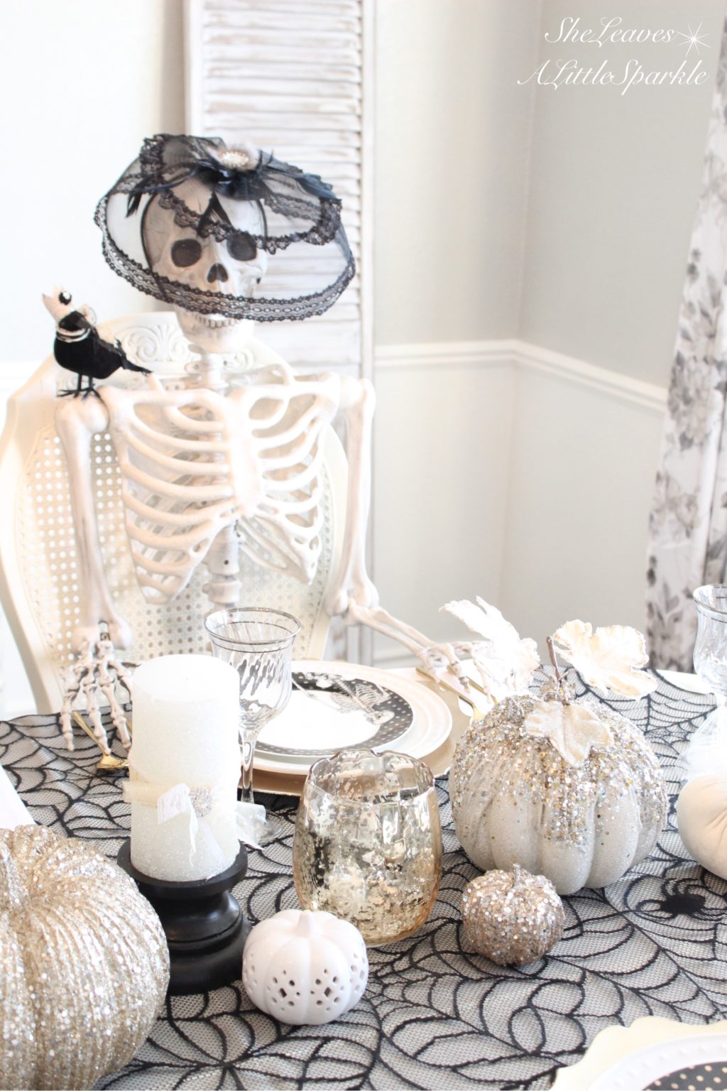 Spooky Glam Halloween Table Summer Adams