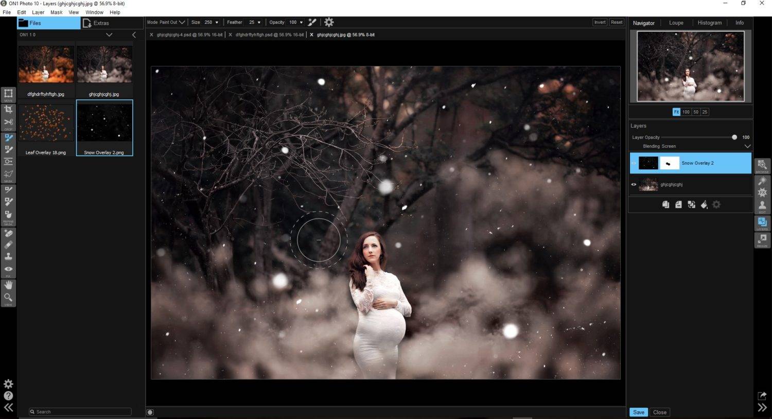 How to use overlays in Lightroom using the On1 Photo 10 plugin SUMMERANA