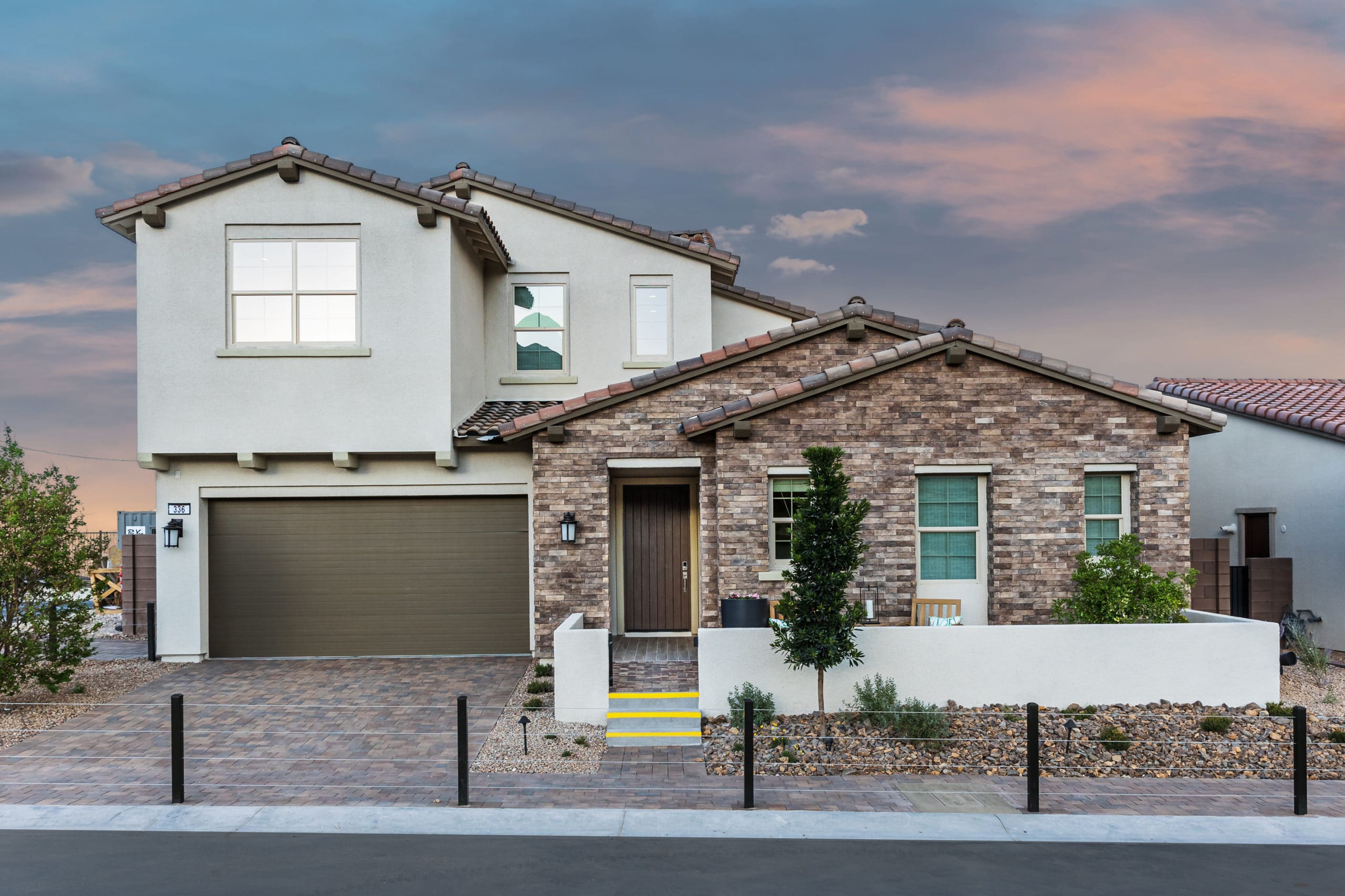 Front elevation of Torre Elite model at Acadia Ridge by