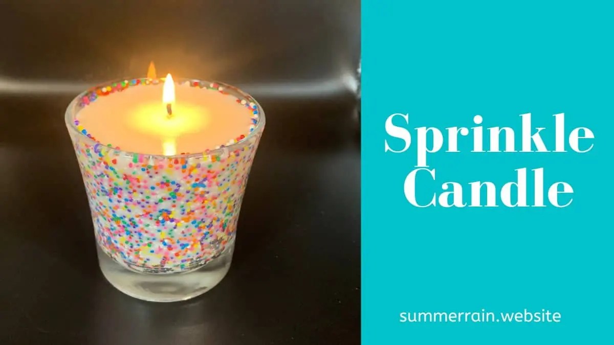 Sprinkle Candle Summer Rain