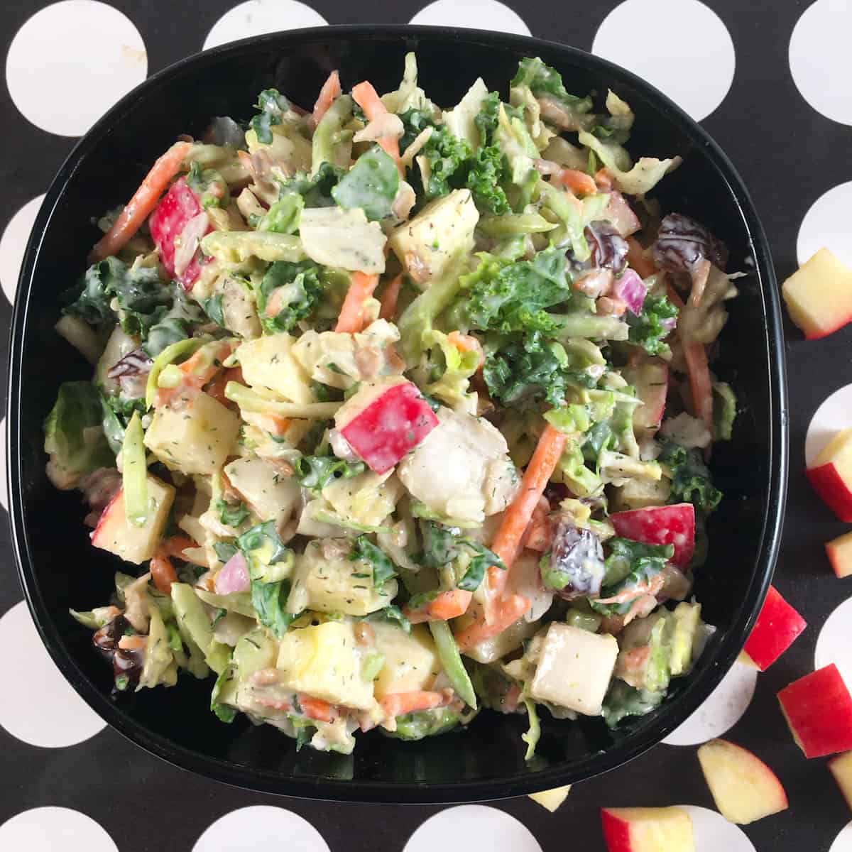Kale Apple Slaw (Mann's Power Blend Recipe)