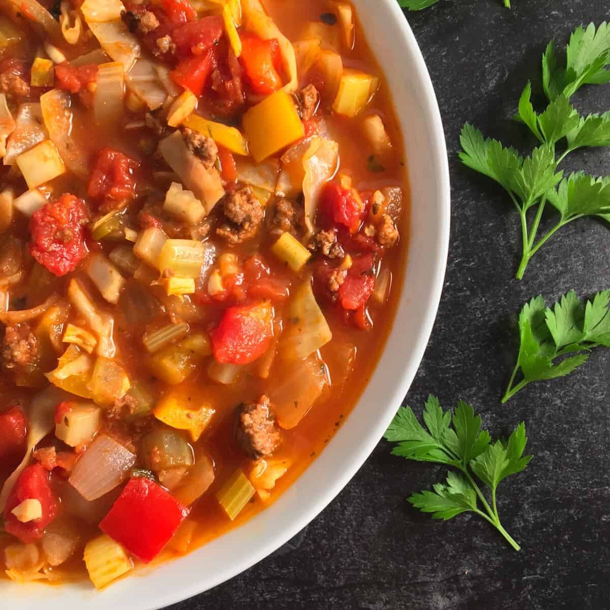 Cabbage Soup Diet Recipe with Protein Added Tendig