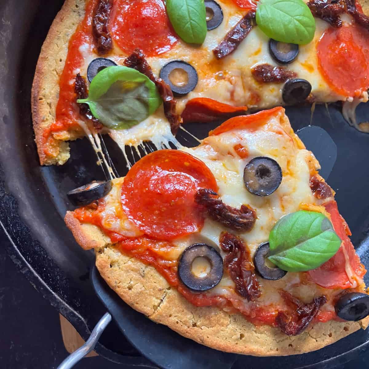 Chickpea Pizza Crust Recipe (Chickpea Flour Pizza Dough Base)