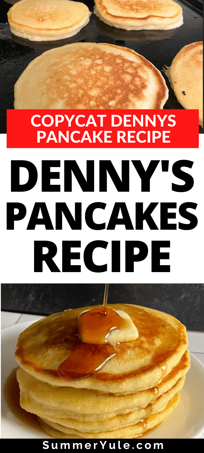Denny's Pancake Recipe (Copycat Denny’s Pancakes)