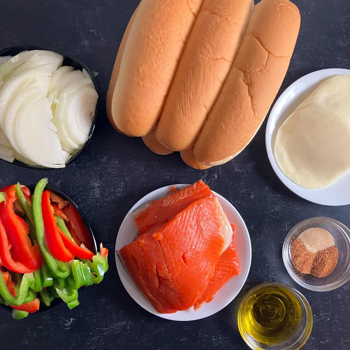 Salmon Cheesesteak Recipe (Salmon Philly Cheesesteak)