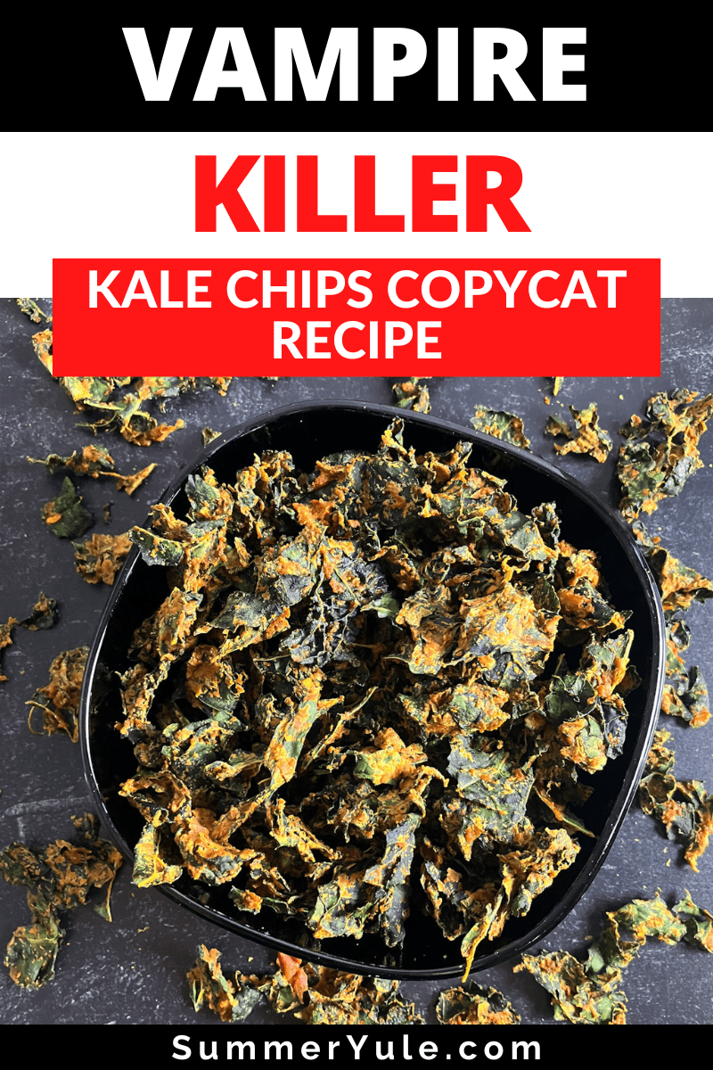 Garlic Kale Chips (Vampire Killer Kale Chips Recipe for Dehydrator)