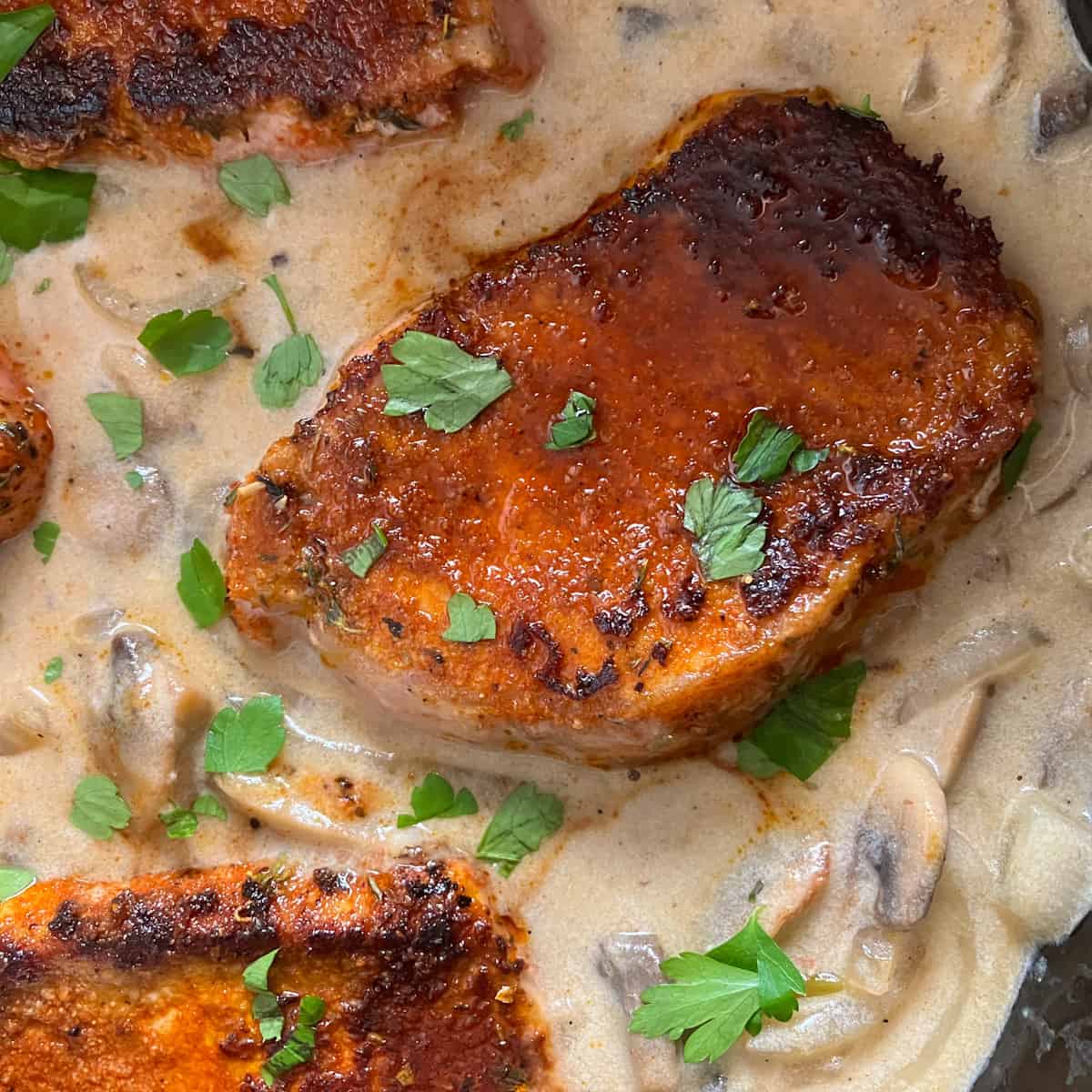 Dutch Oven Pork Chops Recipe • Summer Yule Nutrition and Recipes