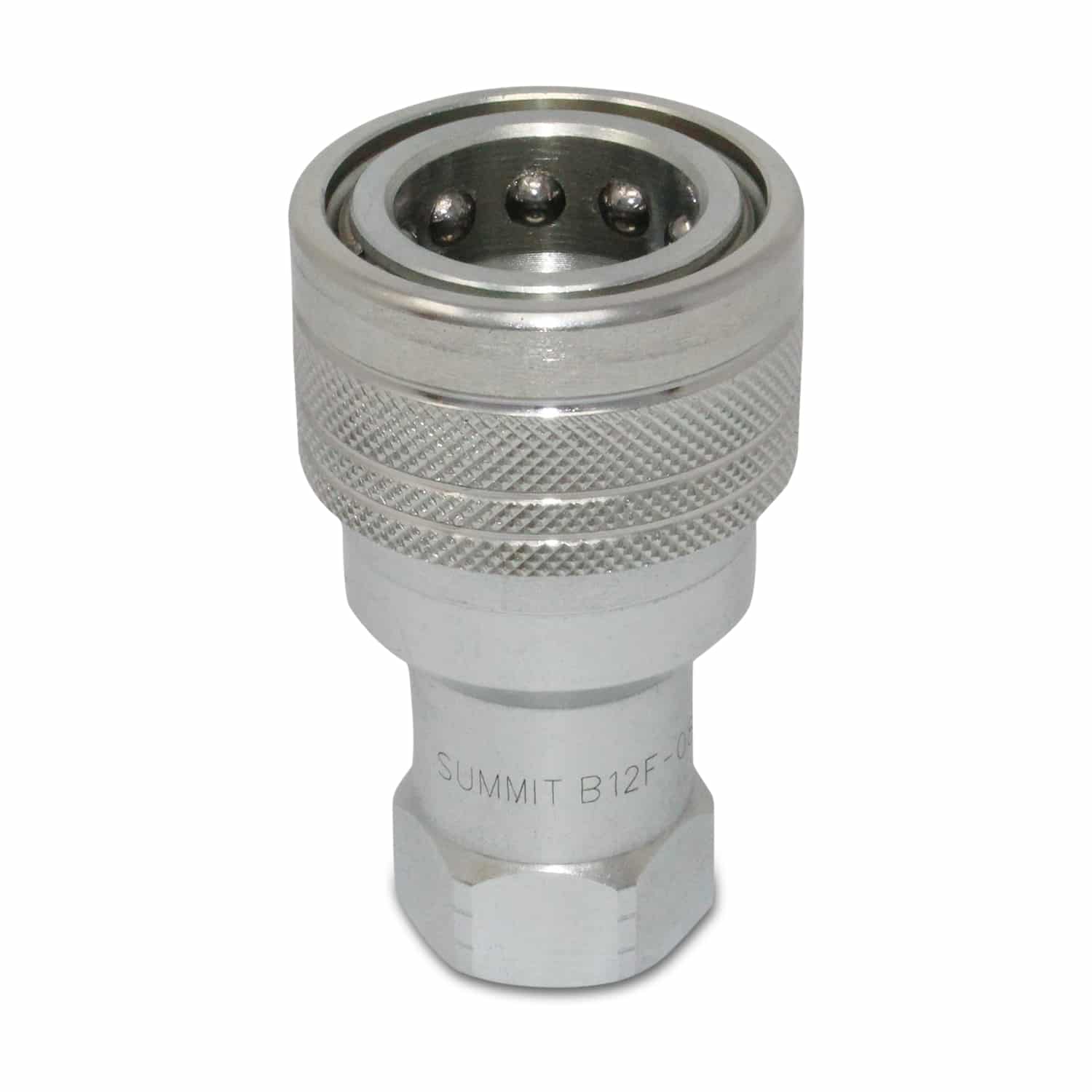 1/2" NPT ISO 7241B Quick Disconnect Hydraulic Female Coupler