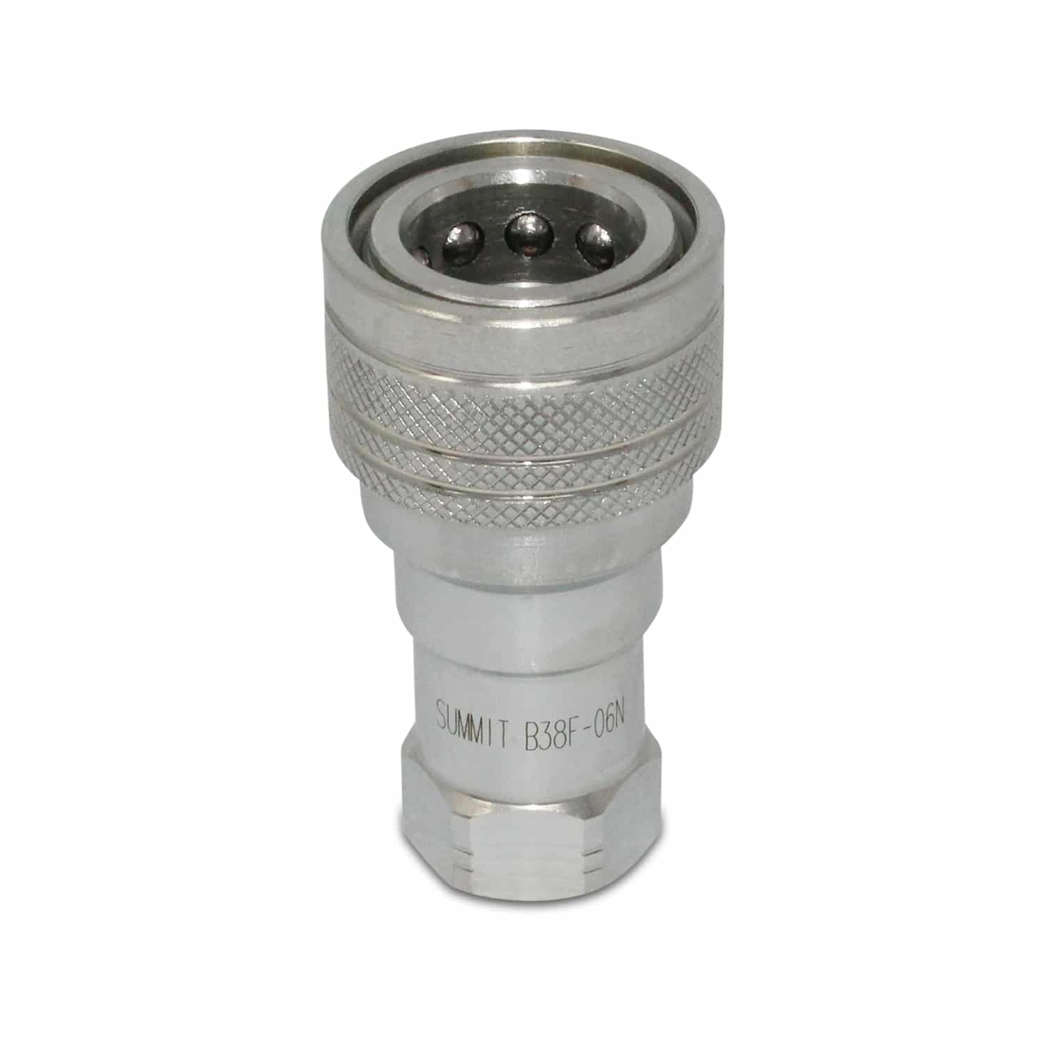 3/8" NPT ISO 7241B Quick Disconnect Hydraulic Coupler Set