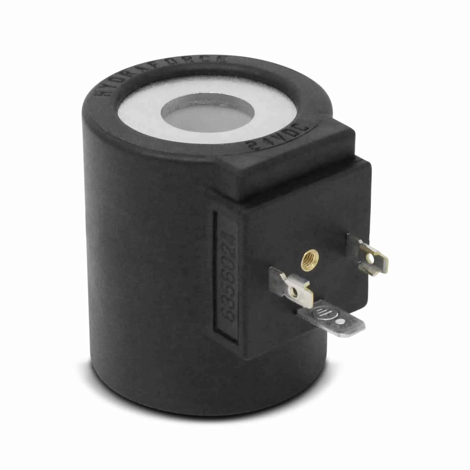 HydraForce 6356024 Solenoid Valve Coil, 3 Prong DIN Connector, 24v DC