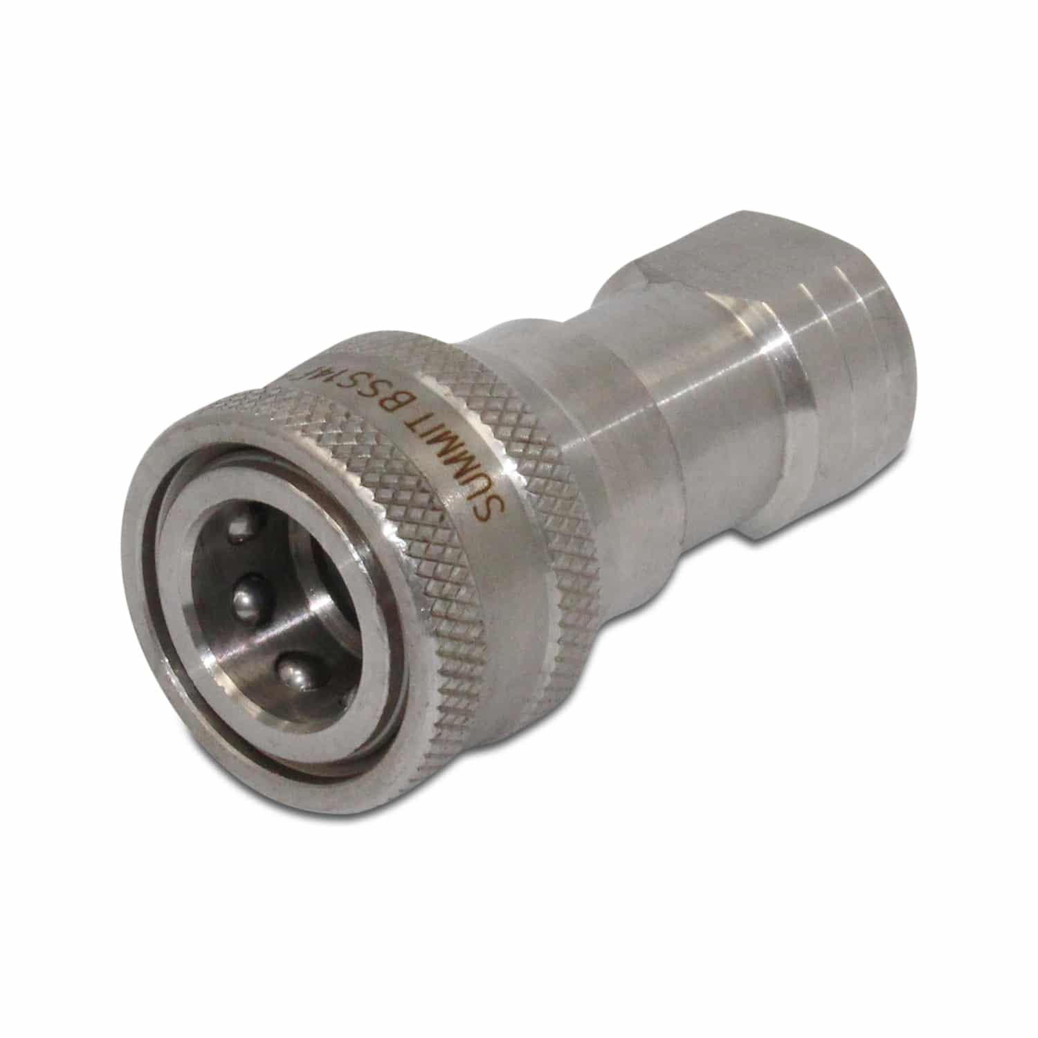 1/4″ NPT ISO 7241B Stainless Steel Quick Disconnect Hydraulic Female