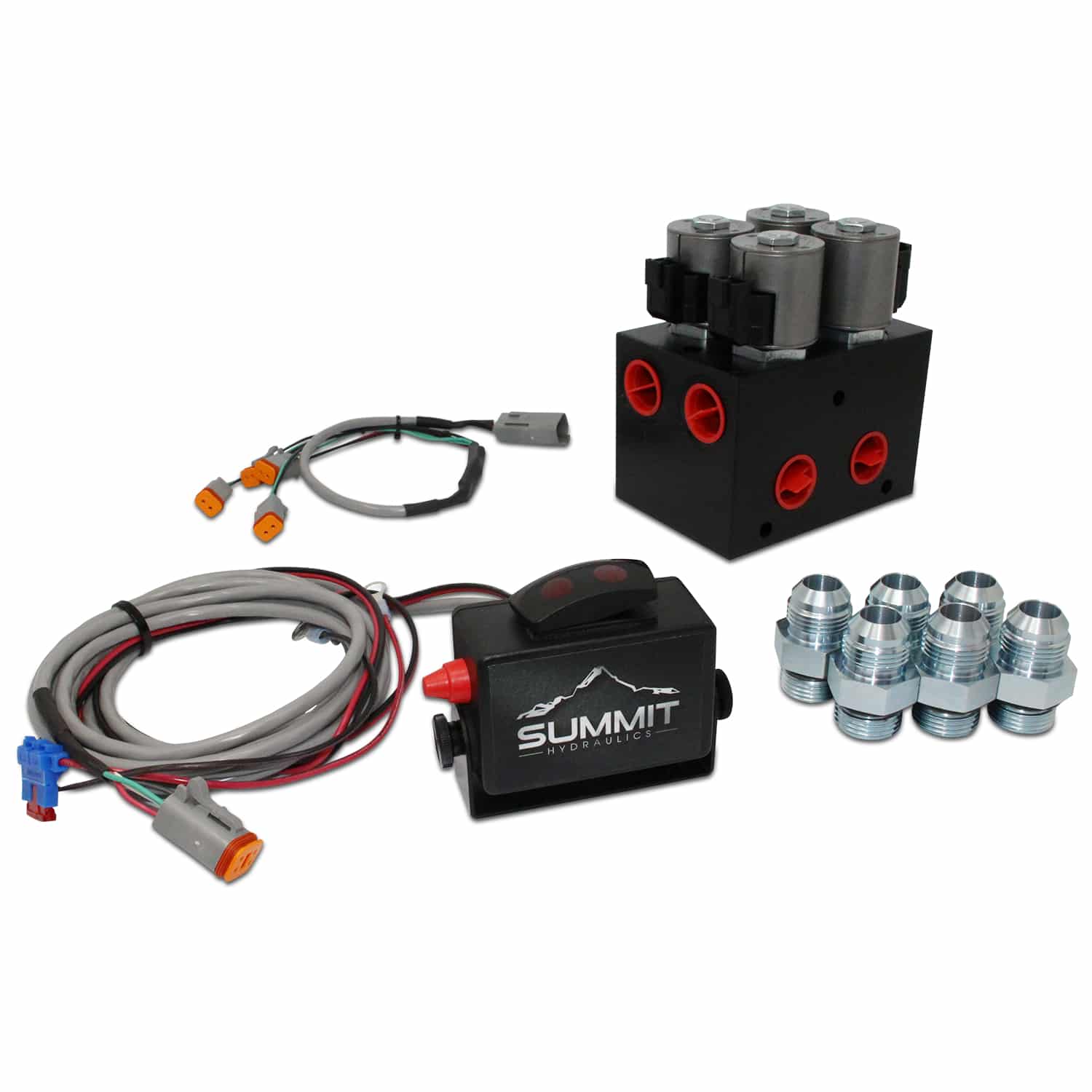 High Flow Hydraulic Multiplier Diverter Valve w/ Controller, 40 GPM