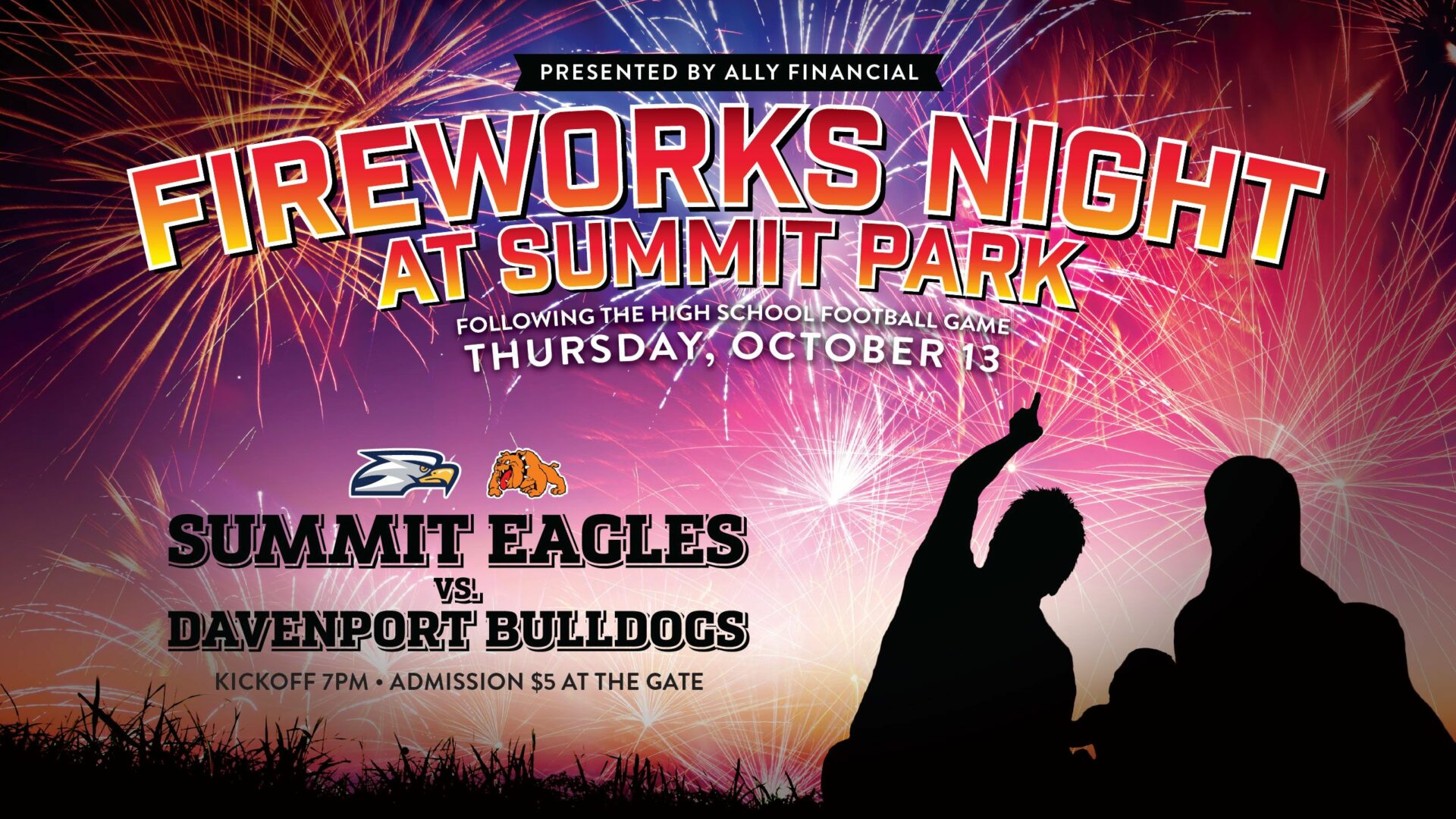 Fireworks Night at Summit Park Summit Christian Academy