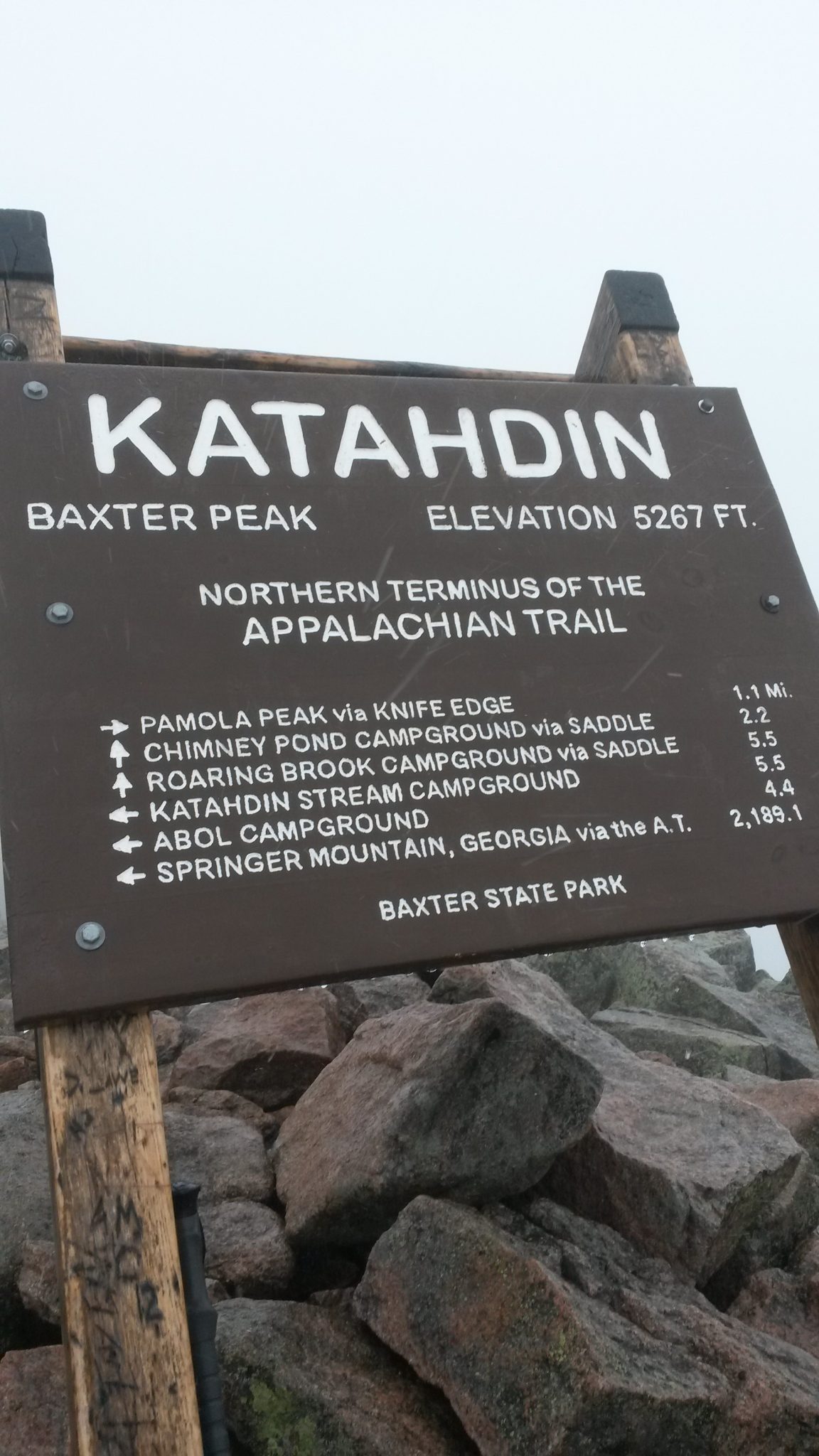 Maine Mount Katahdin (5,268 feet)