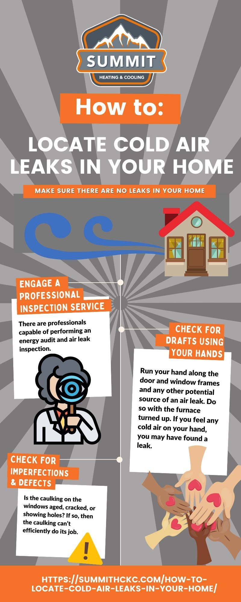 How to Locate Cold Air Leaks in Your Home Summit Heating & Cooling