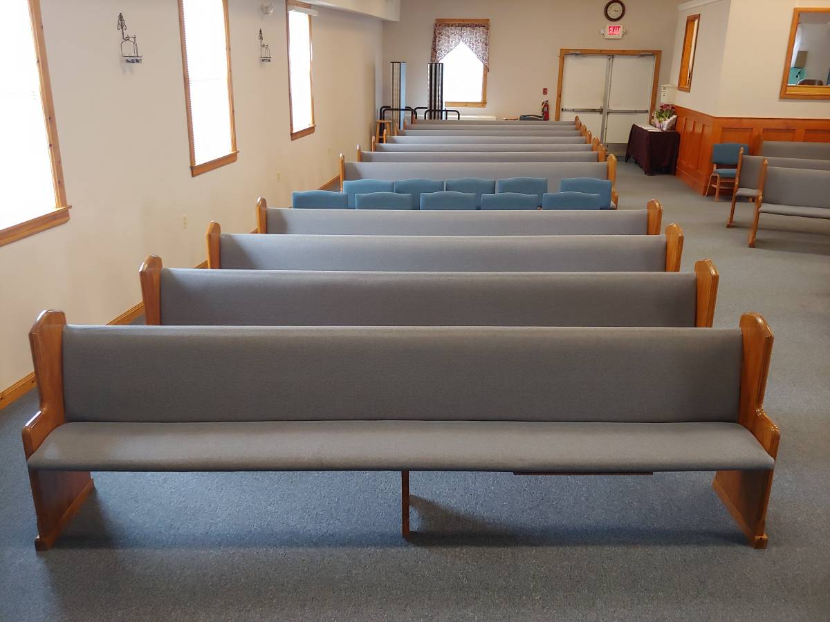 Used Pews for Sale by a church. Free Listings Summit Seating For