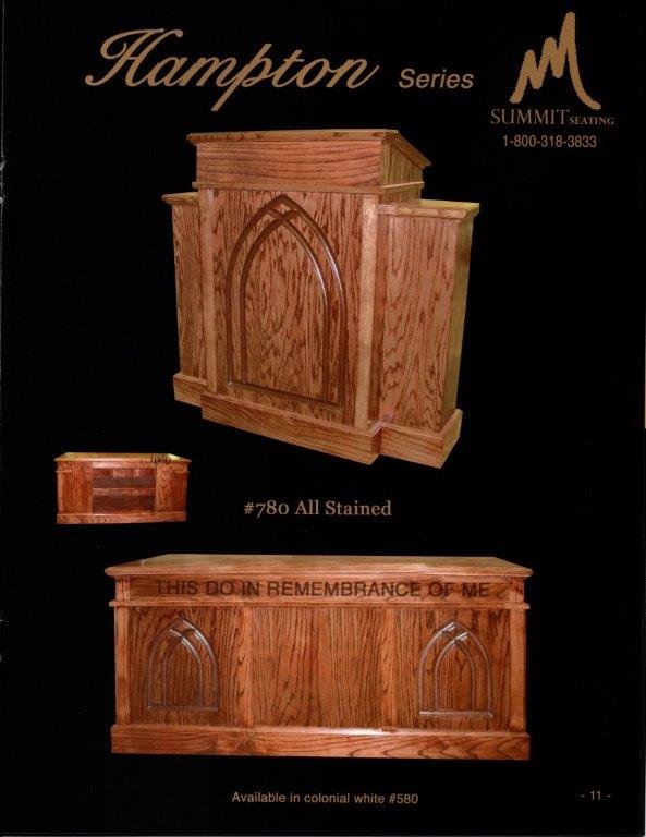 Pulpit Sets Summit Seating For Churches