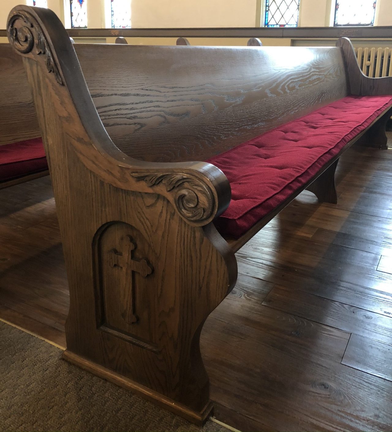 Used Pews for Sale by a church. Free Listings Summit Seating For