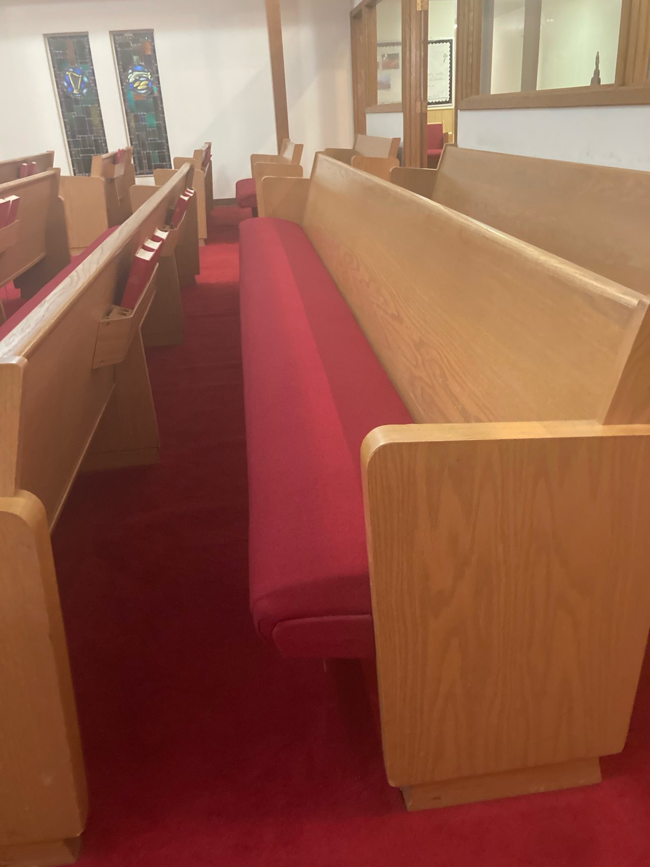 Used Pews for Sale by a church. Free Listings Summit Seating For