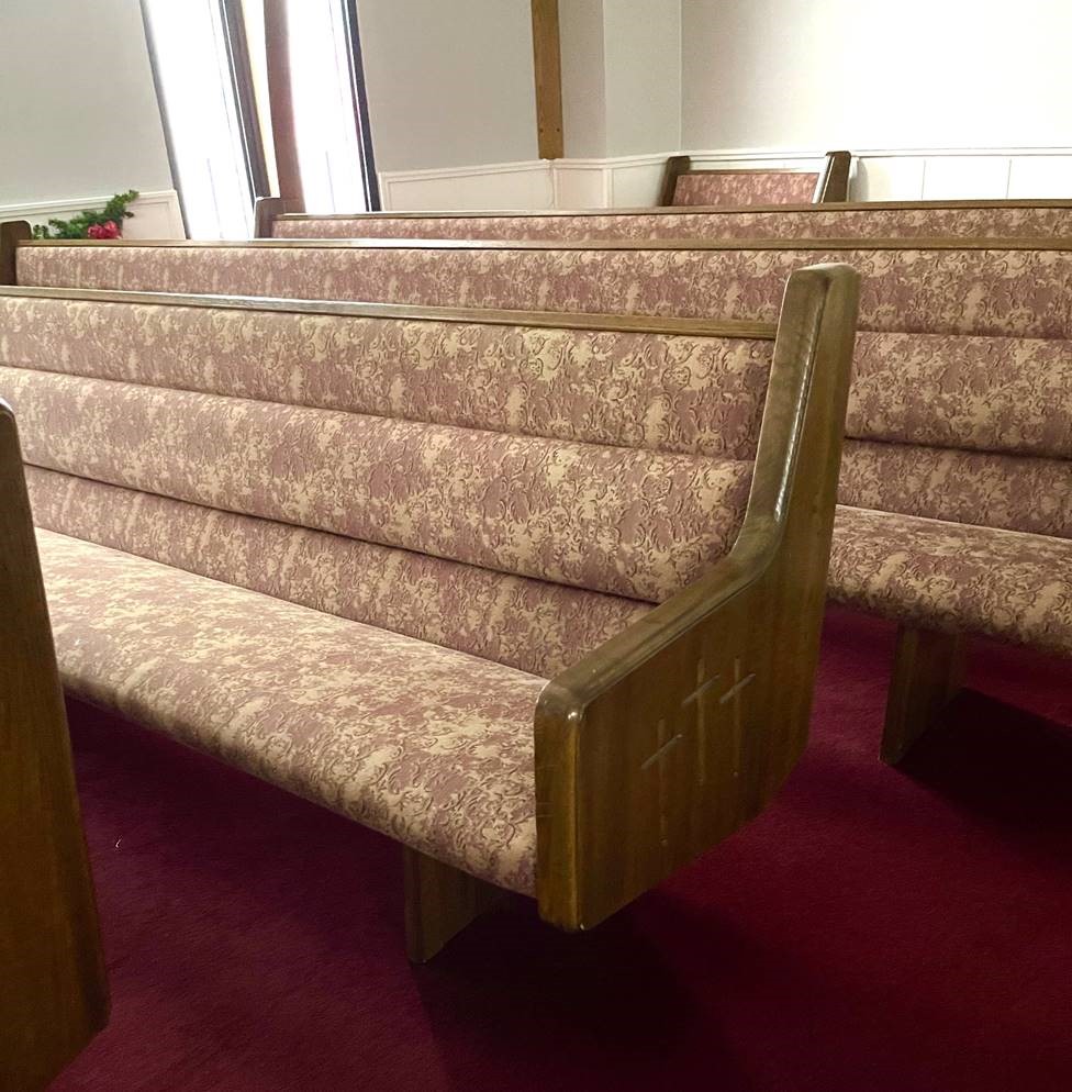 Used Pews for Sale by a church. Free Listings Summit Seating For