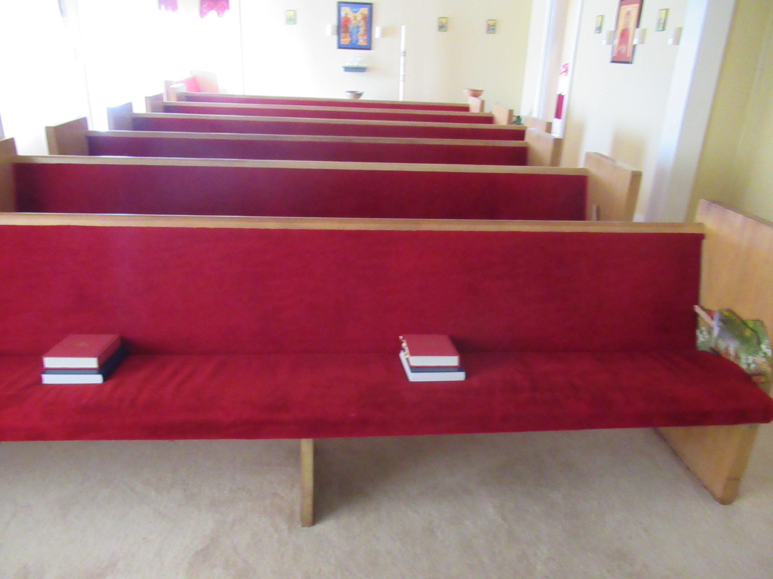 Used Pews for Sale by a church. Free Listings Summit Seating For