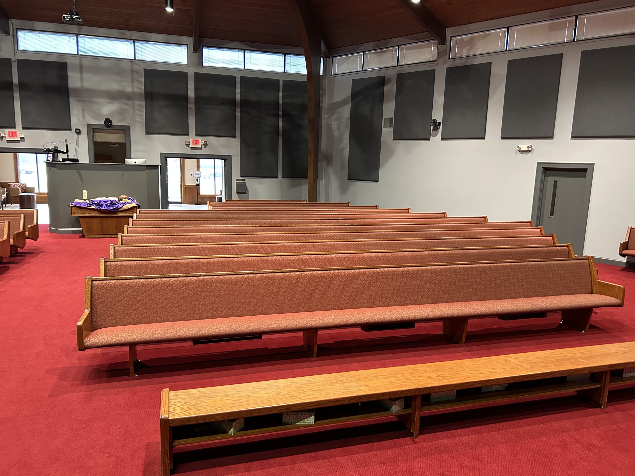 Battlefield Parkway (3) Summit Seating For Church Pulpits, Pews, Clergy Chairs