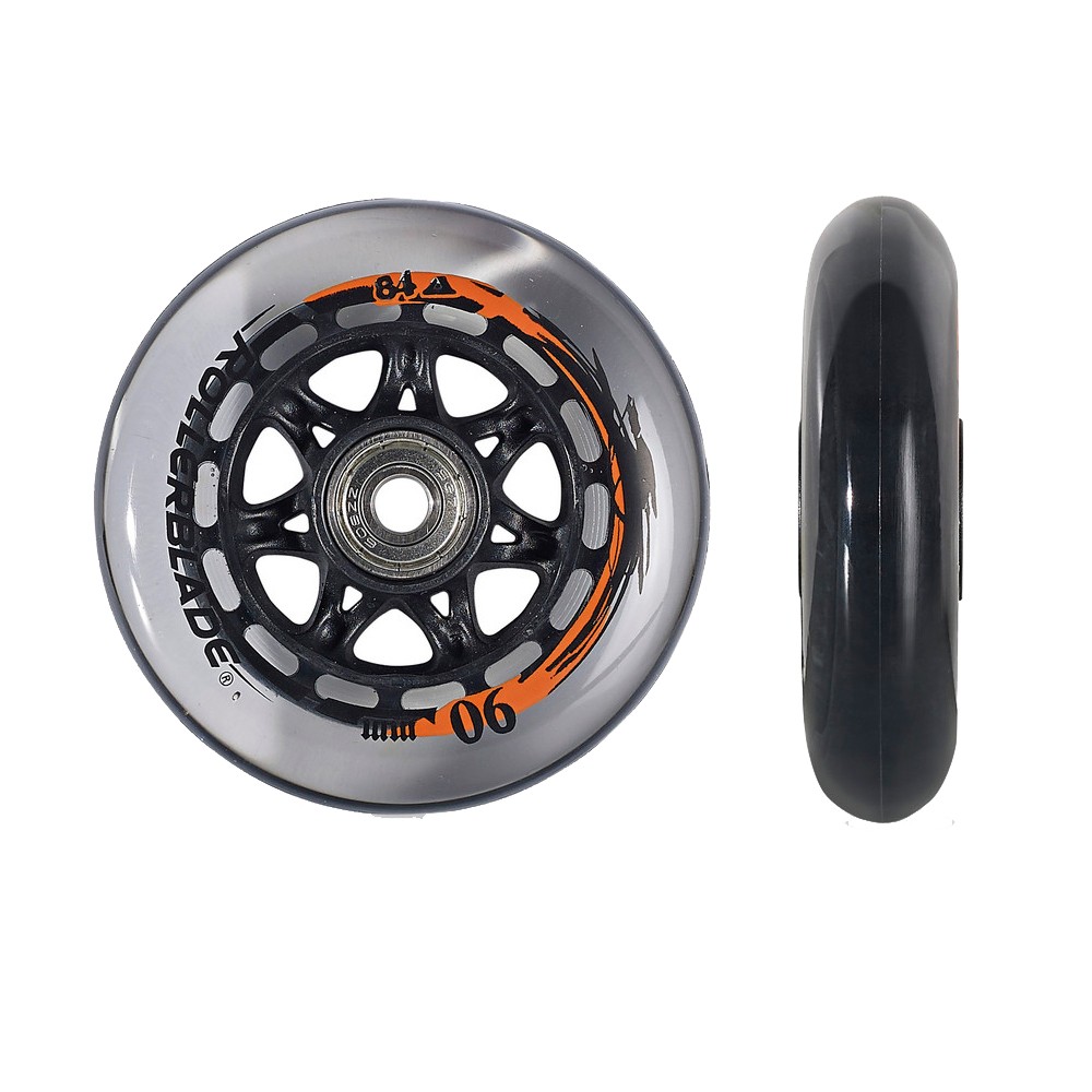 Rollerblade 84mm 84A Inline Skate Wheels with SG7 Bearings 8pack 2016