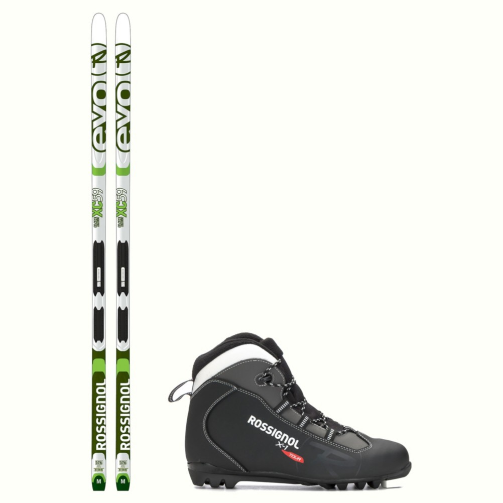 Rossignol Evo Glade 59 IFP X1 NNN Cross Country Ski Package 2018