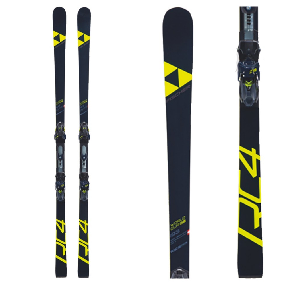 Fischer RC4 WC GS Curv Boost Men's Race Skis with NA Bindings 2019