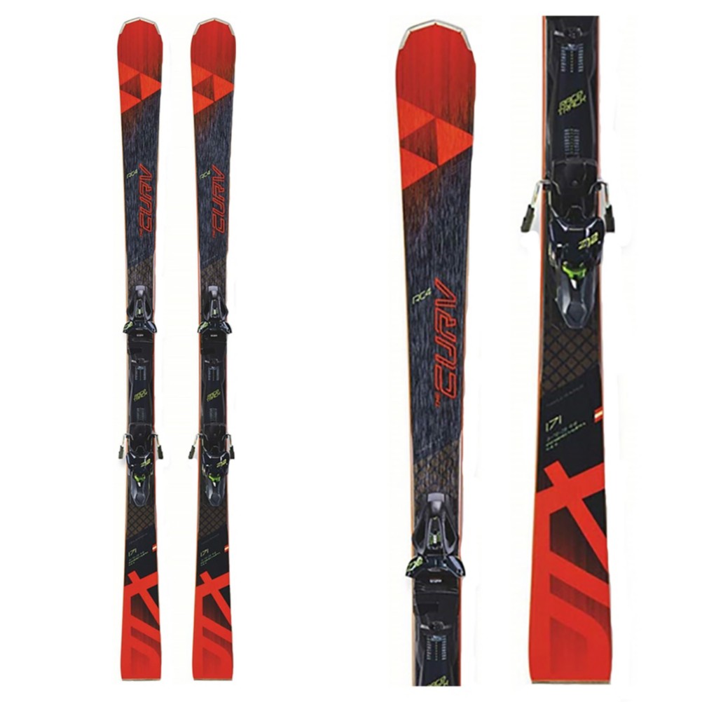 Fischer RC4 The Curv GT Race Skis with MBS 13 Race Track Bindings