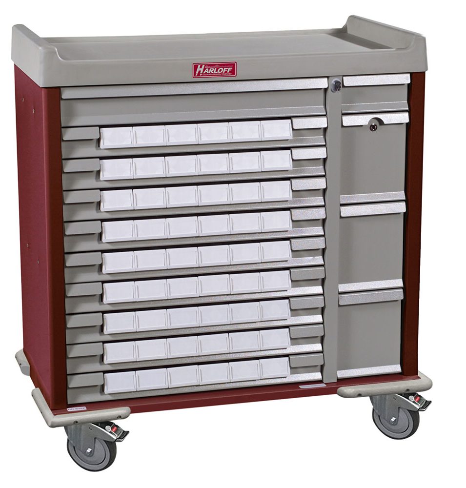 Harloff SL54BIN3 Medication Cart Standard Line MedBin on Sale!