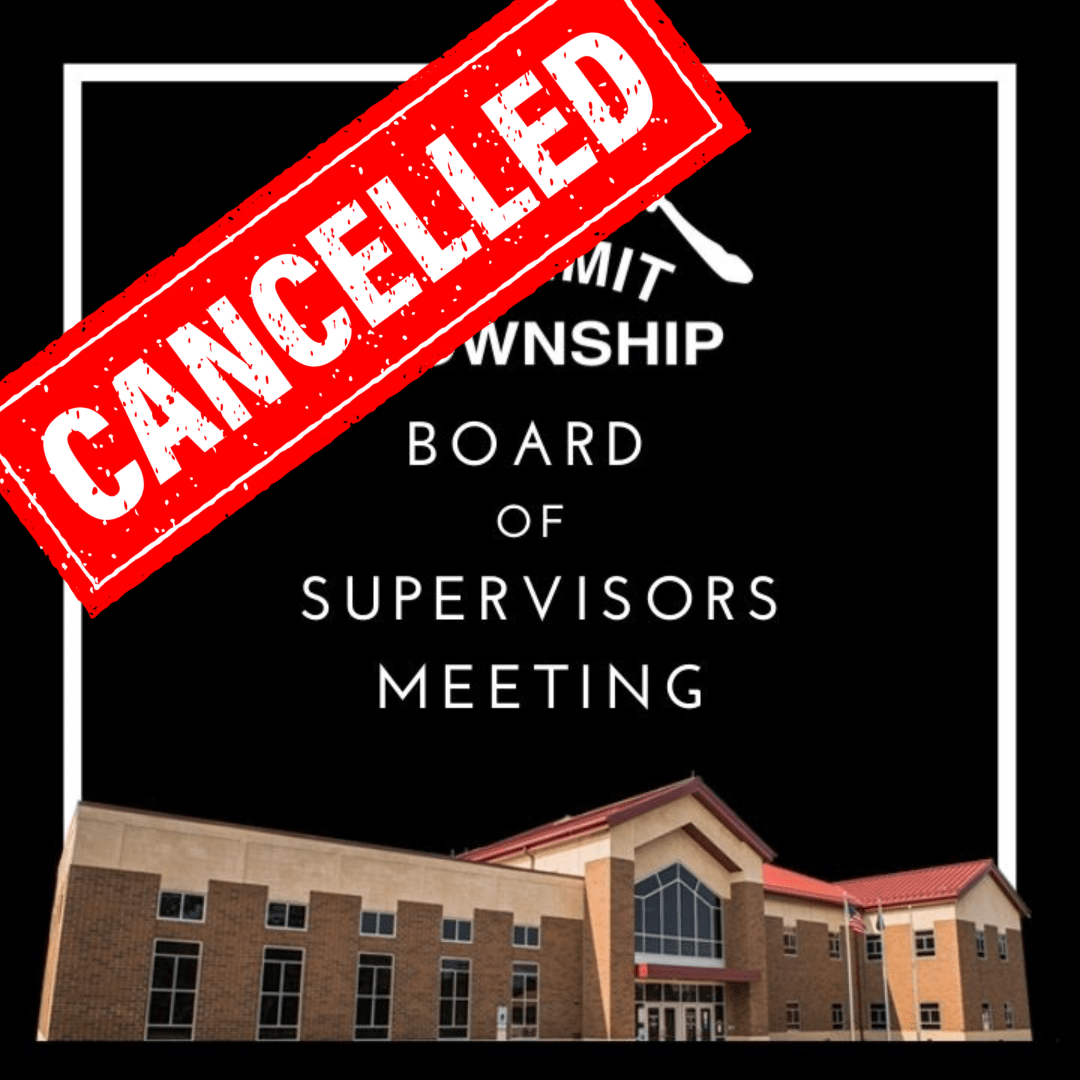 1/16/24 Board of Supervisors Meeting Moved to 1/22/24 Summit