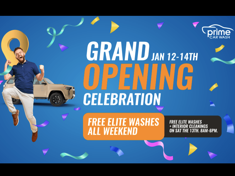Prime Car Wash Grand Opening Taking Place This Weekend Sumner County
