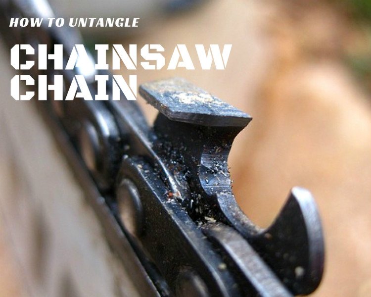 How to Untangle Chainsaw Chain Sumo Gardener