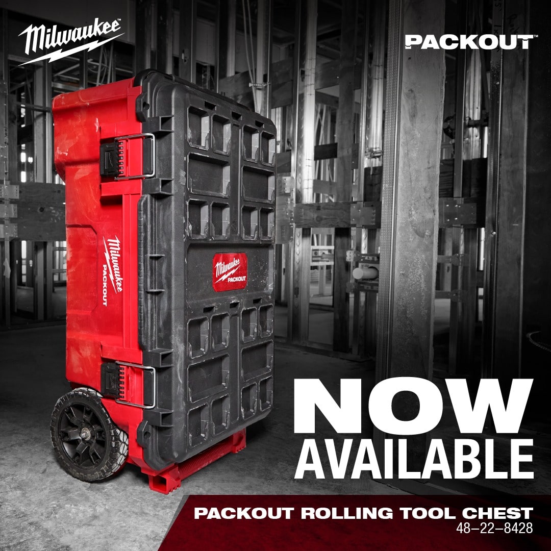 MILWAUKEE PACKOUT ROLLING JOB BOX / TOOL CHEST Sumwu Concept