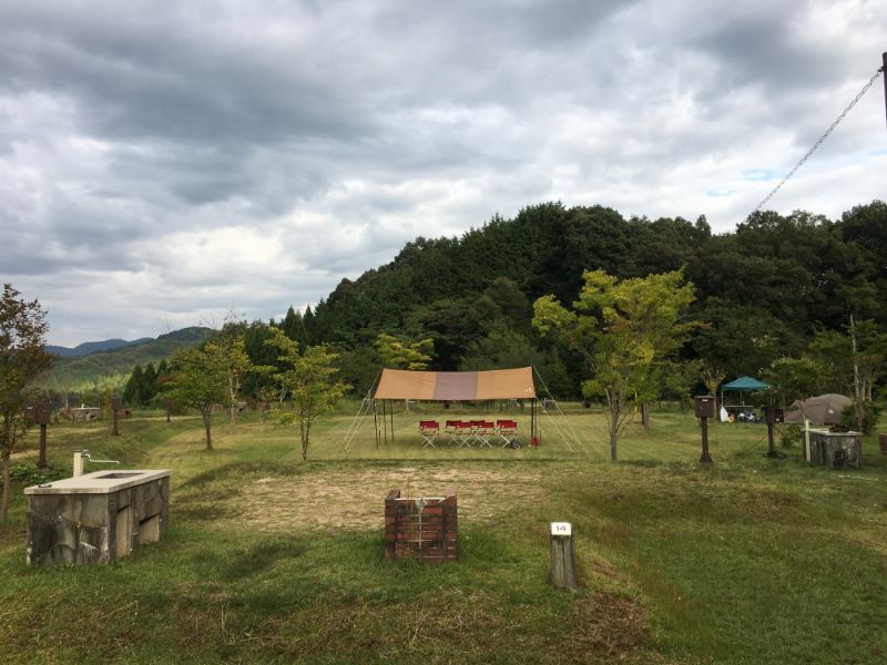 【キャンプ】緑水湖オートキャンプ場でファミリーキャンプ（14回目）～鳥取県西伯郡南部町にある初心者向けキャンプ場 チェック社長の鞆・福山