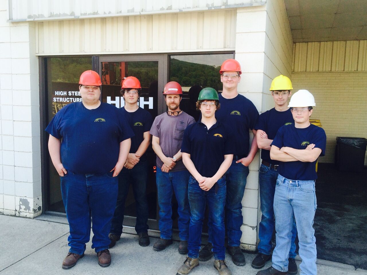 Welding sparks a tour at High Steel SUN Area Technical Institute