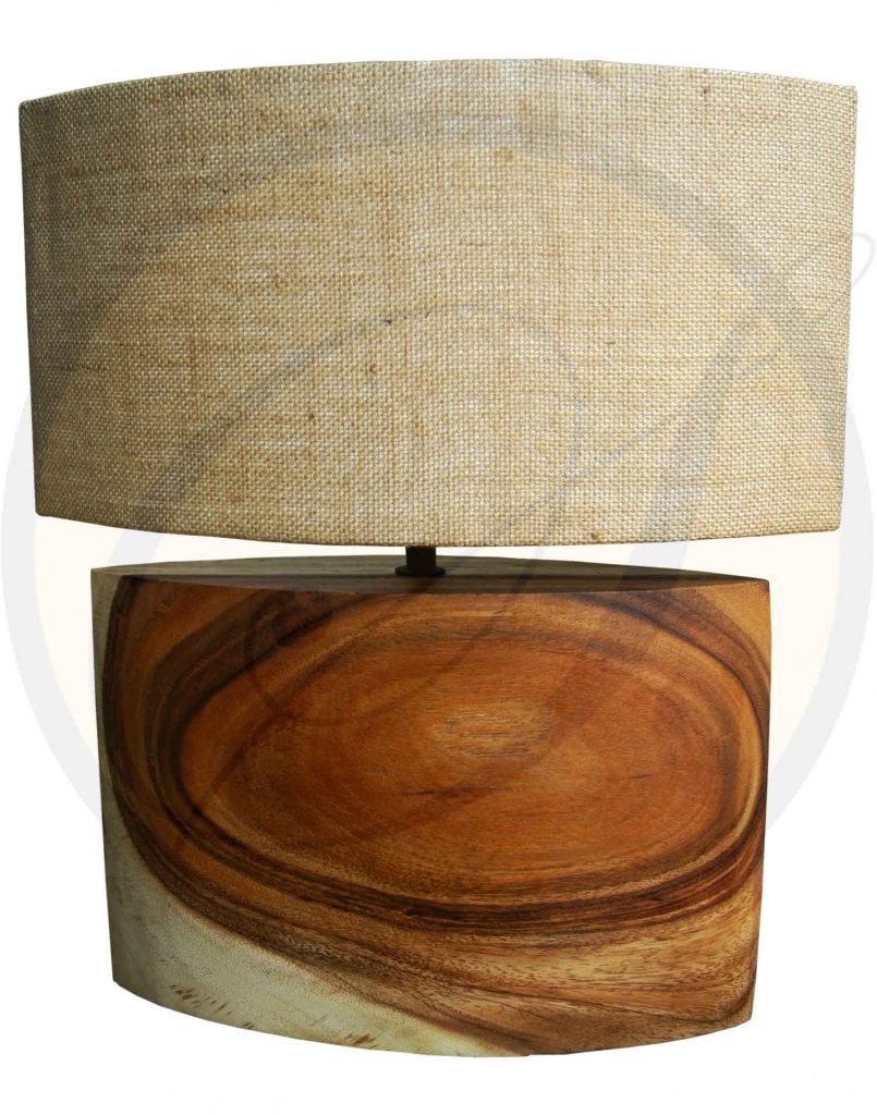 Acacia table lamp Wholesale price moq 12 pieces ↑ 41cm. ↔ 35x15cm.