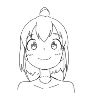 上を見上げる イラスト講座】上を向いた（アオリ）顔の描き方 | イラスタート