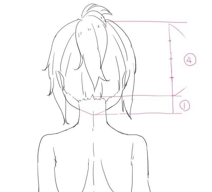 女の子 後ろ姿 髪型 イラスト HTFYL