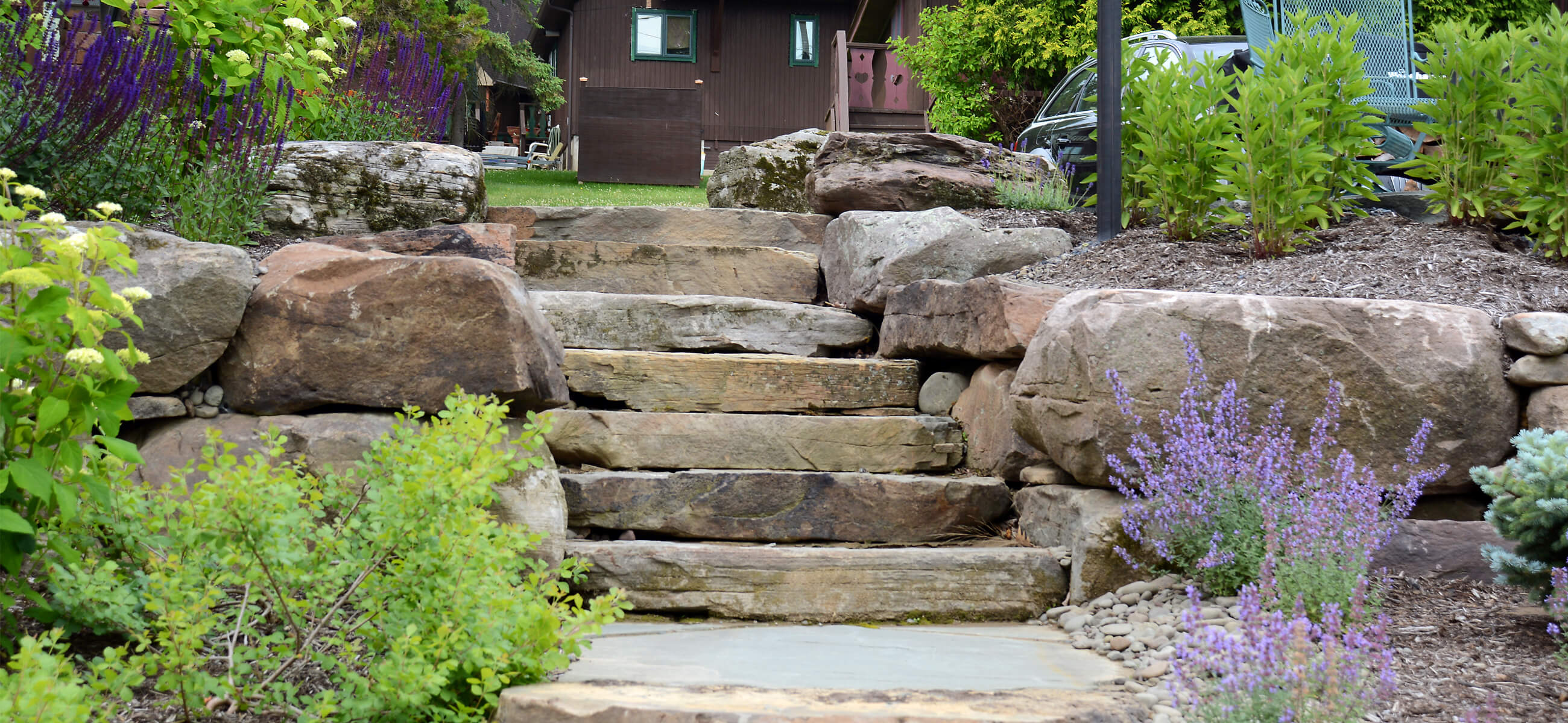 Sun and Shade landscape and masonry