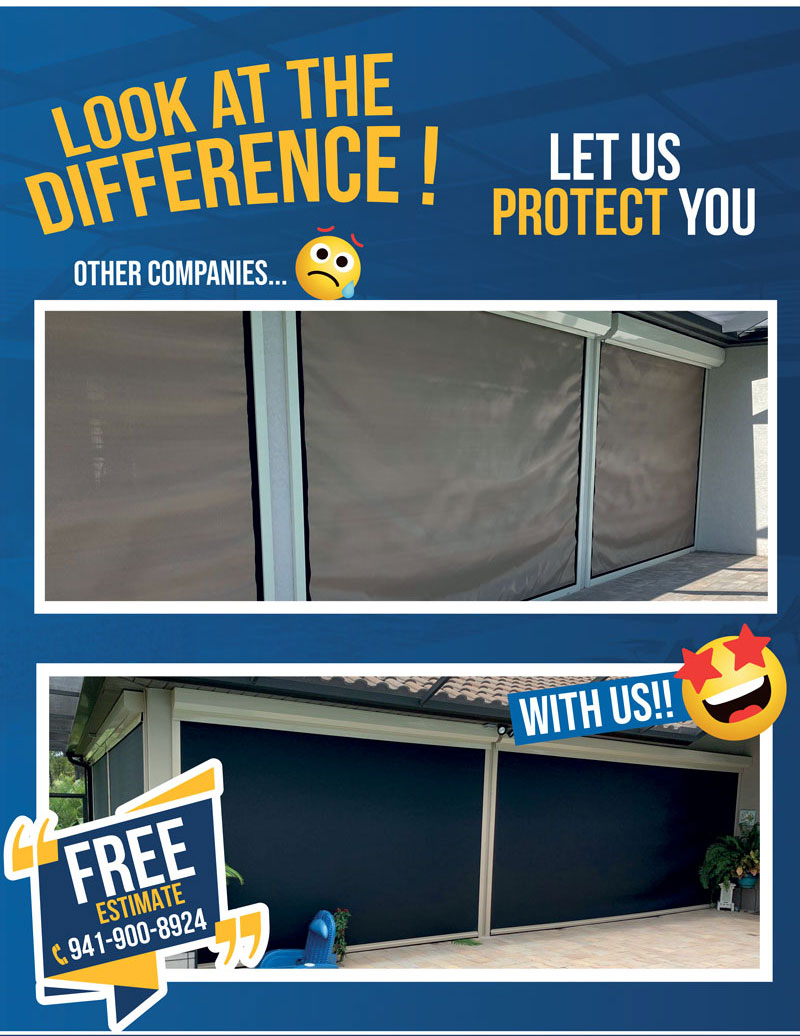 Retractable Hurricane Screens Fabric Screens Solar Screen