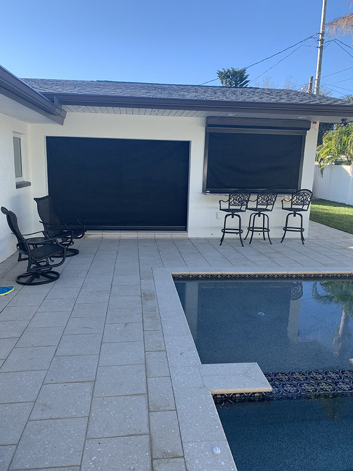 Retractable Hurricane Screens Fabric Screens Solar Screen
